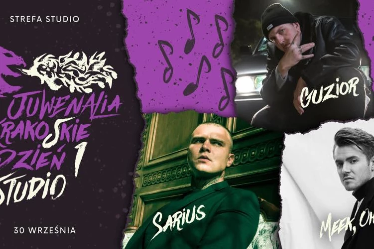 Klub Studio - Juwenalia Krako(w)skie: Guzior x Meek Oh Why? x Sarius klubstudio - Juwenalia Krako(w)skie: Guzior x Meek Oh Why? x Sarius