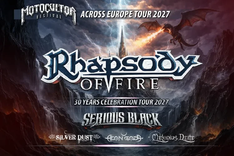 klubstudio - Rhapsody of Fire + Serious Black + Silver Dust + Aeon Gods + Melodius Deite Motocultor Across Europe Tour 2027