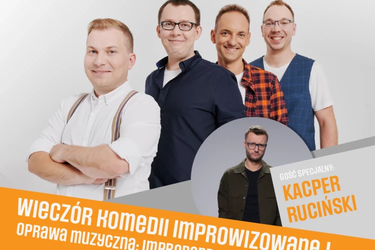 Klub Studio - Wieczór Komedii Improwizowanej z Grupą AD HOC + Kacper Ruciński klubstudio - Wieczór Komedii Improwizowanej z Grupą AD HOC + Kacper Ruciński
